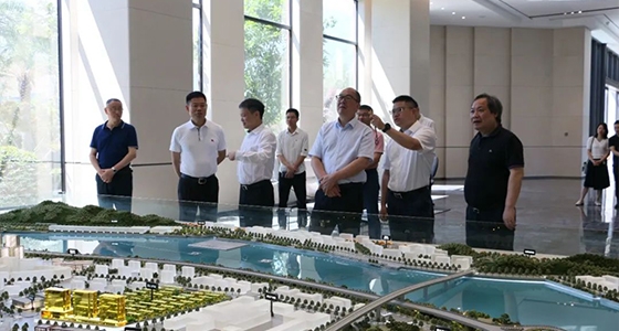 省委政研室童主任一行調研安特集團